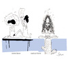 Cartoon: Waxen lassen vs. wachsen lassen (small) by philippsturm tagged waxen,schmerz,pain,yoga,kaktus,homophon,waxing,haare,haar,hair,kosmetik,meditieren,meditation