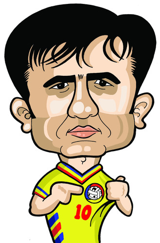 Cartoon: Hagi (medium) by Ca11an tagged hagi,caricature,world,cup,legends