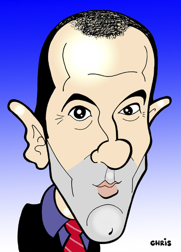 Cartoon: Paul Le Guen (medium) by Ca11an tagged paul,le,guen,caricatures,cameroon,national,football,team,french,psg