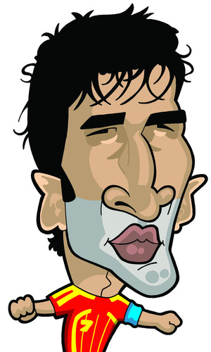 Cartoon: Raul (medium) by Ca11an tagged raul,caricature,world,cup,legends