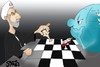 Cartoon: geneve VS iran alasmri (small) by hussein alasmri tagged geneve,vs,iran,alasmri