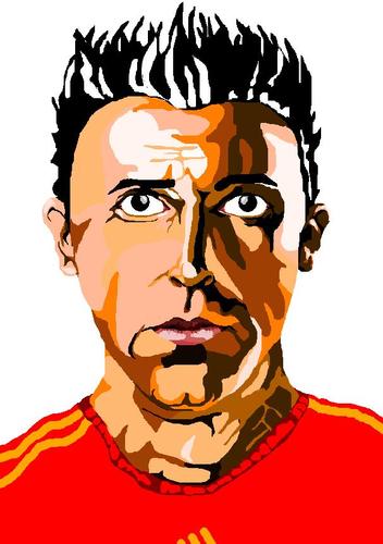 Cartoon: XAVI (medium) by pranav tagged xavihernandez