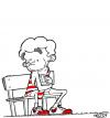 Cartoon: ATTESA - Leonardo Pandolfi (small) by Leonardo Pandolfi tagged illustration,comics