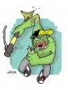 Cartoon: Urban Warroir n.2 (small) by Leonardo Pandolfi tagged illustration,street,comics