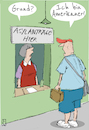 Cartoon: Asylant (small) by Jan Rieckhoff tagged amerika,usa,amerikaner,trump,regierung,zustände,europa,asyl,flucht,emigration,migrant,zuflucht,angst,asylantrag,einwanderungsbehörde,amt,beamtin,formular,antrag,cartoon,witz,comic,karikatur,zeichnung,jan,rieckhoff