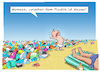 Cartoon: Kleinkind (small) by Jan Rieckhoff tagged plastik,plastiktüte,kunststoff,abfall,muell,meer,weltmeere,pazifik,atlantik,ozean,strand,umwelt,verschmutzung,recycling,umweltbelastung,natur,klima,co2,treibhausgase,atmosphäre,erde,gaia,umweltbewusstsein,cartoon,witz,comic,karikatur,jan,rieckhoff