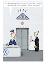 Cartoon: Management (small) by Jan Rieckhoff tagged manager,management,vorsitzender,boss,chef,vorstand,firma,unternehmen,konzern,arrogant,gott,hybris,hochmut,überheblich,eingebildet,oberste,etage,führungsebene,cartoon,comic,witz,karikatur,jan,rieckhoff