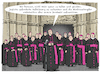 Cartoon: Missbrauch (small) by Jan Rieckhoff tagged priester,bischof,katholisch,kirche,papst,vatikan,sexuell,sex,homosexuell,kind,knabe,junge,missbrauch,skandal,klage,anklage,vorwurf,vertuschung,schuld,unschuld,aufklärung,opfer,täter,reue,scham,entschuldigung,strafe,cartoon,karikatur,comic,witz,jan,rieckhoff