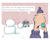 Cartoon: Schneemann (small) by Jan Rieckhoff tagged auto,pilot,ki,künstliche,intelligenz,selbständig,kontrolle,autonomes,fahren,programm,programmierung,computer,elektronik,assistent,system,software,steuerung,panne,fehler,cartoon,witz,comic,jan,rieckhoff