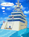 Cartoon: Yacht (small) by Jan Rieckhoff tagged yacht,luxus,luxusyacht,reich,superreich,reichtum,oligarch,millionär,milliardär,millionen,milliarden,euro,geld,geldanlage,aktien,steuern,steuersparnis,steuerhinterziehung,steueroase,steuerflucht,panama,reederei,firmensitz,briefkastenfirma,unternehmen,unternehmer,oberschicht,gewinn,vermögen,besitz,umsatz,beteiligung,besitzen,abschöpfen,bank,konto,cartoon,witz,comic,karikatur,humor,jan,rieckhoff