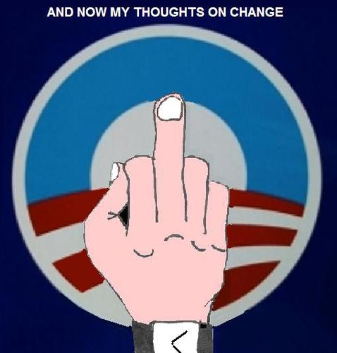 Cartoon: Change (medium) by Mewanta tagged obama,change,nwo