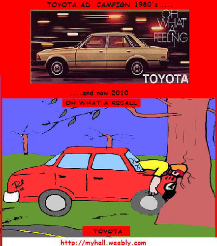 Cartoon: TOYota (medium) by Mewanta tagged toytota,cars,recalls