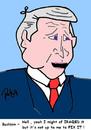 Cartoon: BUsh the last dayz (small) by Mewanta tagged gw,bush,usa