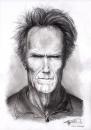 Cartoon: clint eastwood (small) by hype tagged clint,eastwood,pencil,bleistift