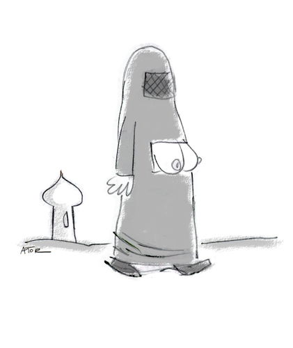 burqa By r8r | Media & Culture Cartoon | TOONPOOL