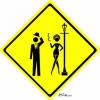 Cartoon: Red-light District Road Sign (small) by r8r tagged prostitute prostitution road sign street hooker john customer