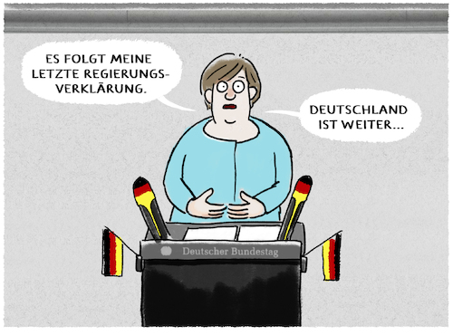 Cartoon: 16 Jahre Merkel... (medium) by markus-grolik tagged merkel,regierungserklärung,deutschland,em,fussball,uefa,bundestag,merkel,regierungserklärung,deutschland,em,fussball,uefa,bundestag