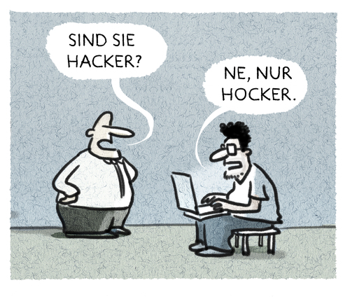 Cartoon: ... (medium) by markus-grolik tagged grolik,cartoon,digital,pc,trojaner,viren,schädling,sicherheit,software,software,sicherheit,schädling,viren,trojaner,pc,digital,cartoon,grolik