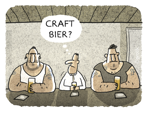 Cartoon: ... (medium) by markus-grolik tagged grolik,cartoon,zeitgeist,mode,kult,stylish,kultig,trend,craft,craftbier,beer,bier,bier,beer,craftbier,craft,trend,kultig,stylish,kult,mode,zeitgeist,cartoon,grolik