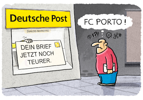 Cartoon: .... (medium) by markus-grolik tagged post,porto,erhöhung,brief,deutsche,cartoon,grolik,post,porto,erhöhung,brief,deutsche,cartoon,grolik