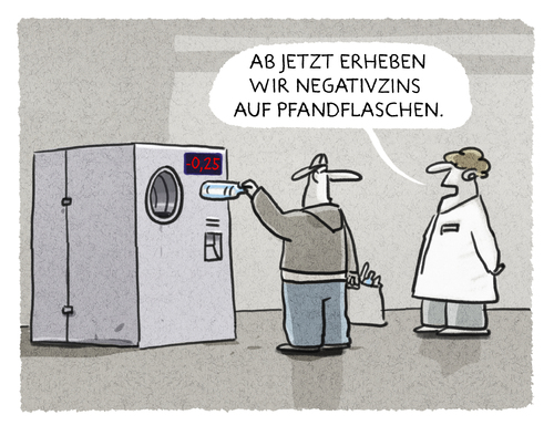 Cartoon: ... (medium) by markus-grolik tagged negativzins,pfandflaschen,mehrweg,pfand,minuszins,bank,banken,negativzins,pfandflaschen,mehrweg,pfand,minuszins,bank,banken