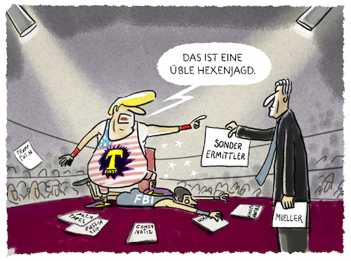 Cartoon: ... (medium) by markus-grolik tagged comey,fbi,sonderemittler,us,putin,trump,comey,fbi,sonderemittler,us,putin,trump
