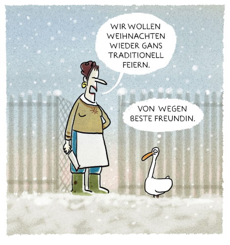 Cartoon: ... (medium) by markus-grolik tagged weihnachten,vegan,ente,heilig,abend,essen,tiere,mensch,vegetarisch,weihnachten,vegan,ente,heilig,abend,essen,tiere,mensch,vegetarisch