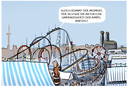 Achterbahnfahrt Achterbahnfahrt