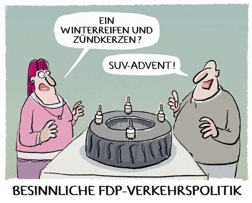 Cartoon: Ampel-Motto (medium) by markus-grolik tagged weihnachten,verbrenner,benzin,elektro,suv,advent,grossraumlimusine,auto,cartoon,autocartoon,reifen,adventskranz,licht,lichter,kerzen,zuendkerzen,winterreifen,weihnachten,verbrenner,benzin,elektro,suv,advent,grossraumlimusine,auto,cartoon,autocartoon,reifen,adventskranz,licht,lichter,kerzen,zuendkerzen,winterreifen