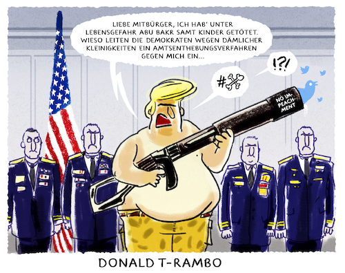 Cartoon: Angst vor Pelosi (medium) by markus-grolik tagged donald,trump,usa,impeachment,amtsenthebung,syrien,terrorismus,is,demokraten,pelosi,republikaner,abu,bakr,donald,trump,usa,impeachment,amtsenthebung,syrien,terrorismus,is,demokraten,pelosi,republikaner,abu,bakr