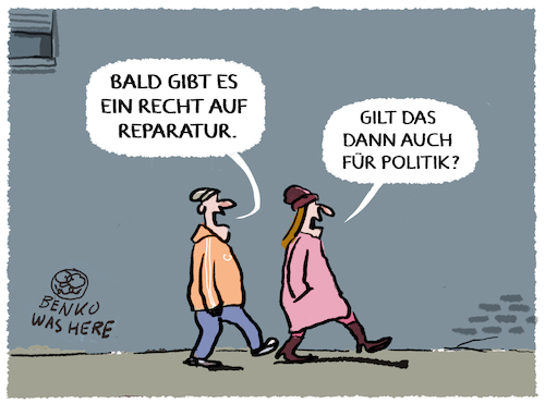 Anspruch auf Reparatur...