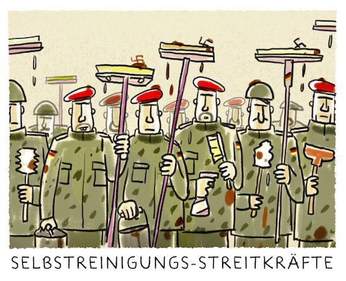 Antreten zum Frühjahrsputz Antreten zum Frühjahrsputz