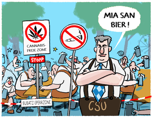 Bayern plant Cannabis-Sperrzonen Bayern plant Cannabis-Sperrzonen