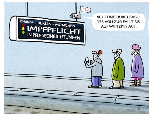Bayern setzt Impfpflicht aus.. Bayern setzt Impfpflicht aus..