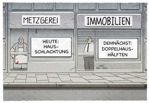 Cartoon: ...Berufsbilder... (medium) by markus-grolik tagged haus,immobilien,immobilienmarkt,investor,geld,wohnungsbau,stadt,land,gentrifiziert,stadtplanung,haus,immobilien,immobilienmarkt,investor,geld,wohnungsbau,stadt,land,gentrifiziert,stadtplanung