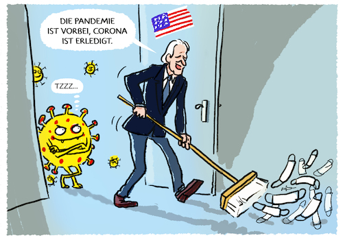 Biden beendet Pandemie vorzeitig Biden beendet Pandemie vorzeitig