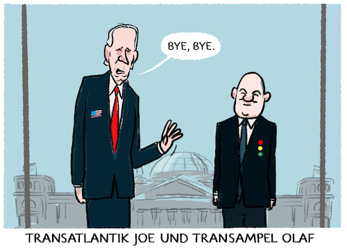 Bidens Abschiedsbesuch... Bidens Abschiedsbesuch...