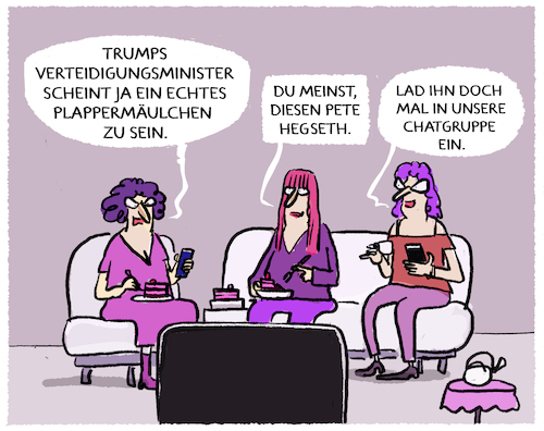 Chat mit Hegseth... Chat mit Hegseth...