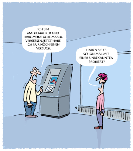 Cartoon: Damit muss man rechnen... (medium) by markus-grolik tagged math2022,math2022