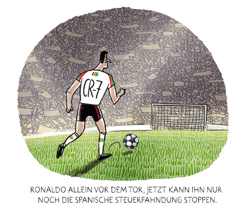 Cartoon: ..das Spiel ohne Ball... (medium) by markus-grolik tagged ronaldo,spanien,real,madrid,cr7,steuer,steuerhinterziehung,uefa,fifa,fussball,ronaldo,spanien,real,madrid,cr7,steuer,steuerhinterziehung,uefa,fifa,fussball