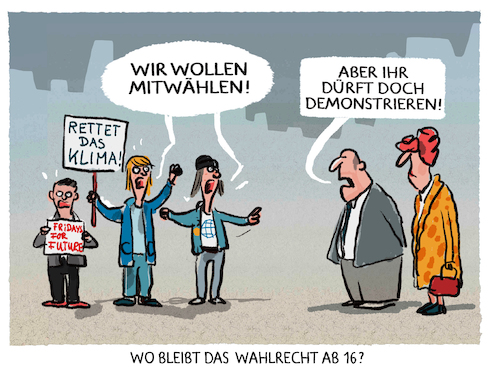 Cartoon: Demografie und Demokratie (medium) by markus-grolik tagged wahlrecht,ab,16,alterswahl,demografie,deutschland,zukunft,klimawandel,fridays,for,future,richtungswahl,demonstrationsrecht,demokratie,wahlrecht,ab,16,alterswahl,demografie,deutschland,zukunft,klimawandel,fridays,for,future,richtungswahl,demonstrationsrecht,demokratie