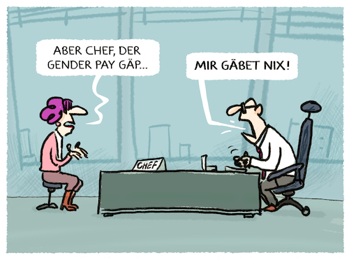 Cartoon: Der schwäbische Hausmann... (medium) by markus-grolik tagged pay,gap,mann,frau,einkommen,verdienst,frauen,gleich,bezahlung,vorstand,chef,pay,gap,mann,frau,einkommen,verdienst,frauen,gleich,bezahlung,vorstand,chef