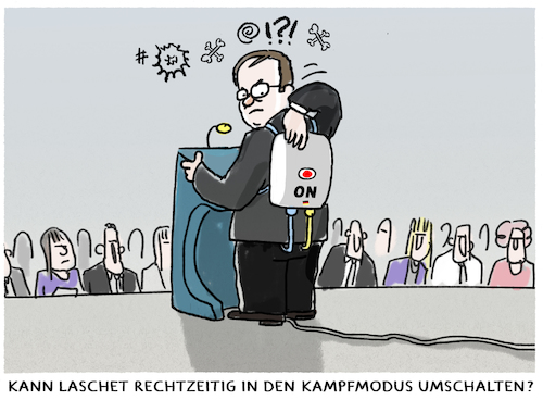 Cartoon: Endspurt... (medium) by markus-grolik tagged laschet,wahlkampf,kampfmodus,deutschland,cdu,csu,spd,soeder,scholz,olaf,laschet,wahlkampf,kampfmodus,deutschland,cdu,csu,spd,soeder,scholz,olaf