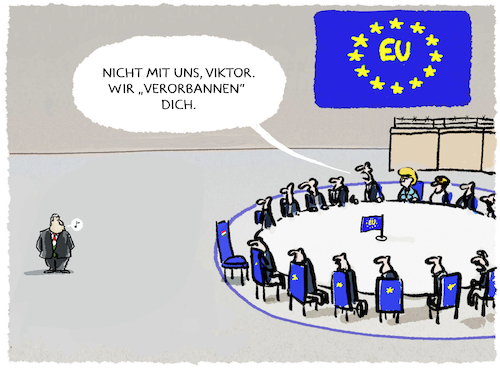 EU-Bann gegen Orban... EU-Bann gegen Orban...