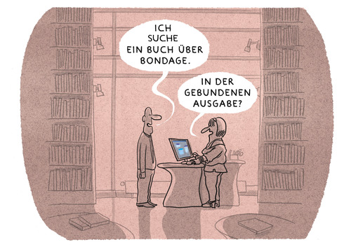 Cartoon: Fachliteratur (medium) by markus-grolik tagged fetisch,hobby,buchliebhaber,buch,fetischist,buchpreisbindung,verlag,buchbranche,taschenbuch,erstausgabe,auflage,leipzig,frankfurt,autorenliteratur,grolikleser,lesen,buch,buchliebhaber,hobby,fetisch,fetischist,buchpreisbindung,verlag,buchbranche,taschenbuch,erstausgabe,auflage,leipzig,frankfurt,autorenliteratur,grolikleser,lesen