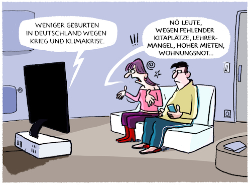 Geburtenrate rückläufig... Geburtenrate rückläufig...