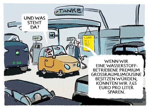 Gelber Tankhinweis Gelber Tankhinweis