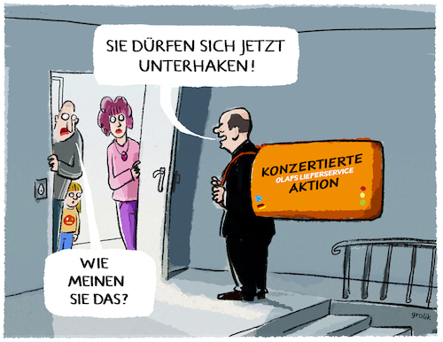 Gemeinsam unterhaken... Gemeinsam unterhaken...