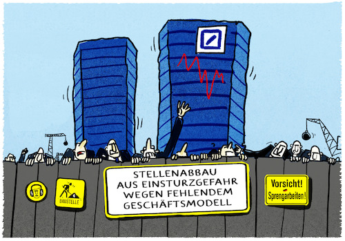 Cartoon: ...german banking... (medium) by markus-grolik tagged deutsche,bank,stellenabbau,finanzen,deutschland,arbeitsplatz,frankfurt,deutsche,bank,stellenabbau,finanzen,deutschland,arbeitsplatz,frankfurt