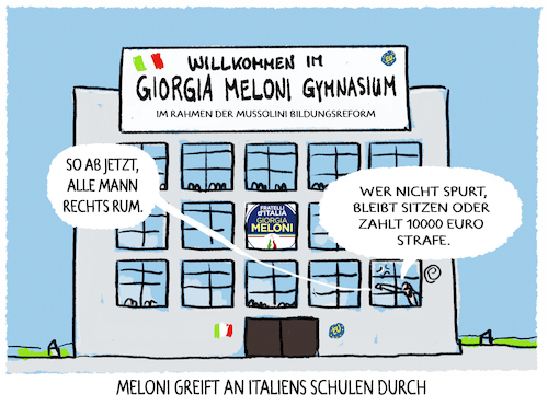 Giorgia Melonis Schulpolitik Giorgia Melonis Schulpolitik